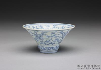 图片[2]-Cup with lotus scrolls in underglaze blue, Mark of  da ming chenghua nian zhi. Qing dynasty, 17th – 18 century-China Archive